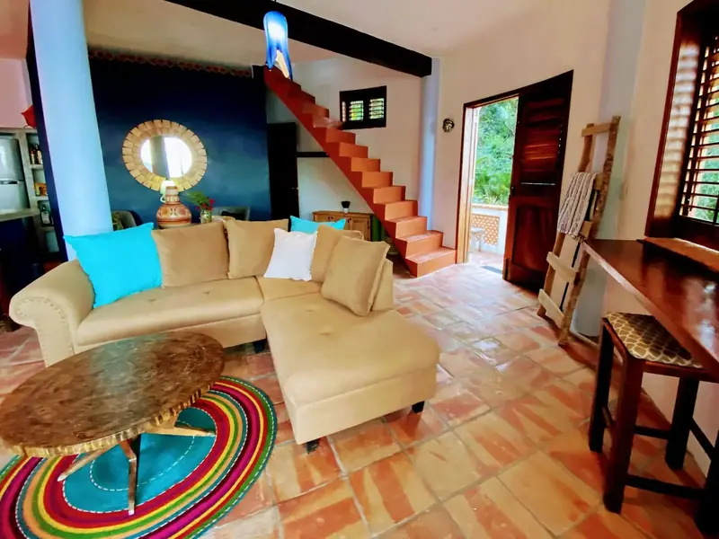 Sofa and reading corner
