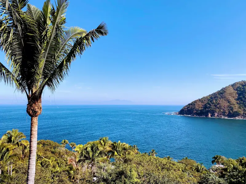 Looking out to the point, Casa Gratitud, Yelapa